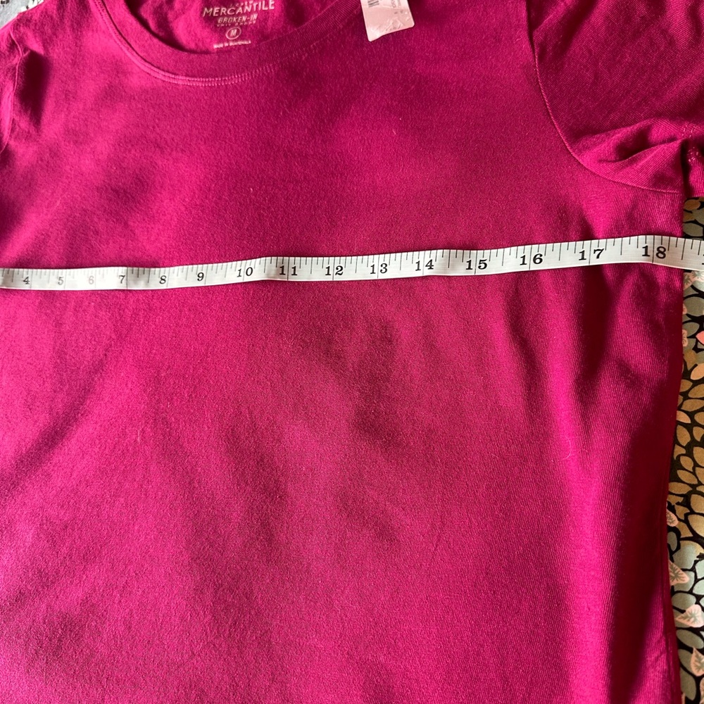 J Crew Mercantile Pink T-Shirt - Picture 2 of 3